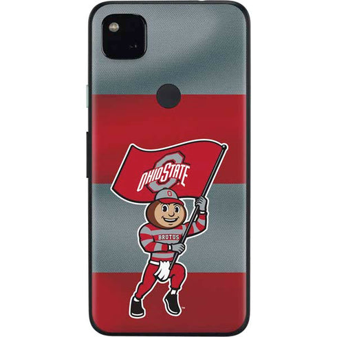 Ohio State University OSU Buckeyes Flag Google Pixel 4a Skin